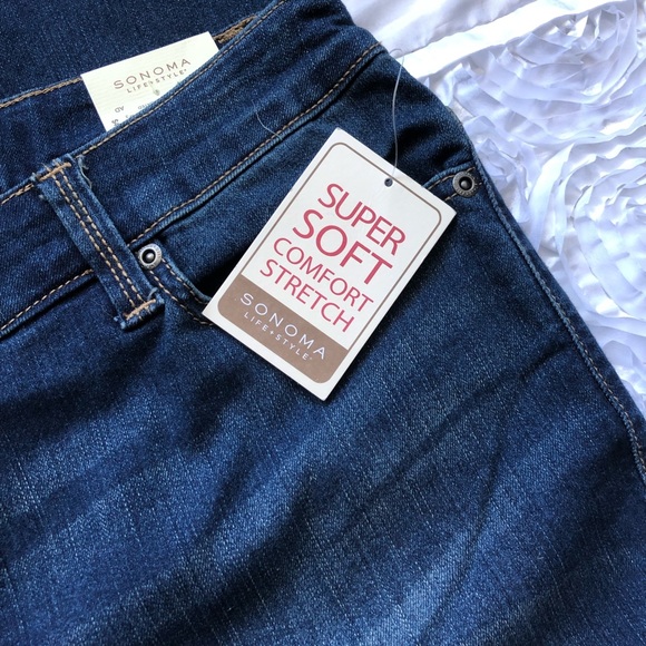NWT Sonoma Stretch jeans Size 16WS - Picture 2 of 8